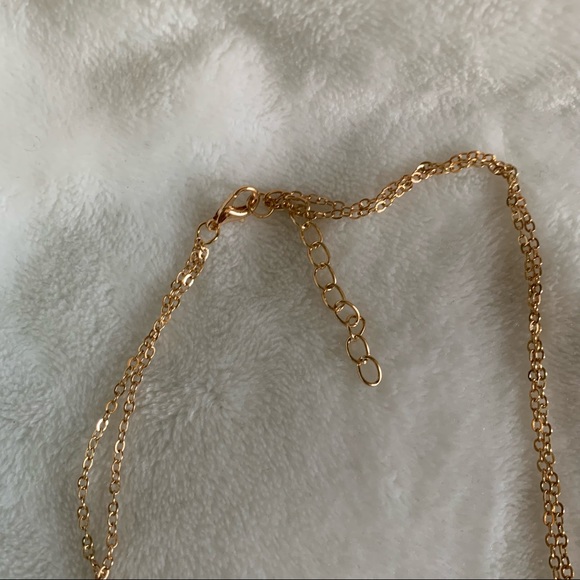 Moonstone Crystal Chocker 2 Layer Necklace NWOT - Picture 8 of 8